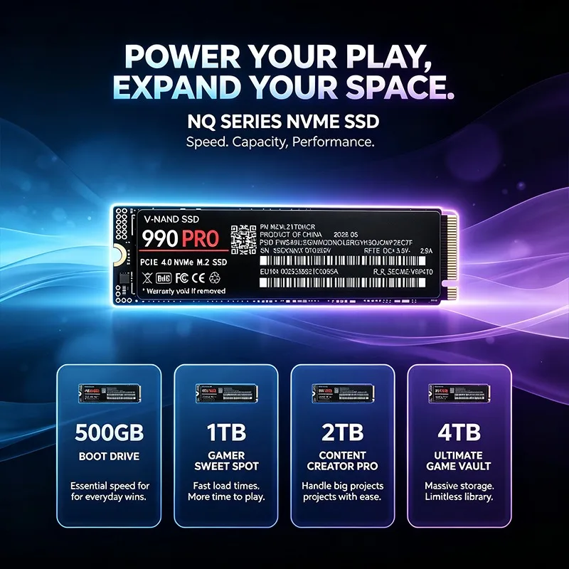 Original 990 PRO SSD 500GB-4TB - M.2 Nvme 4Tb Pcie 4.0 Ssd 评论和价格