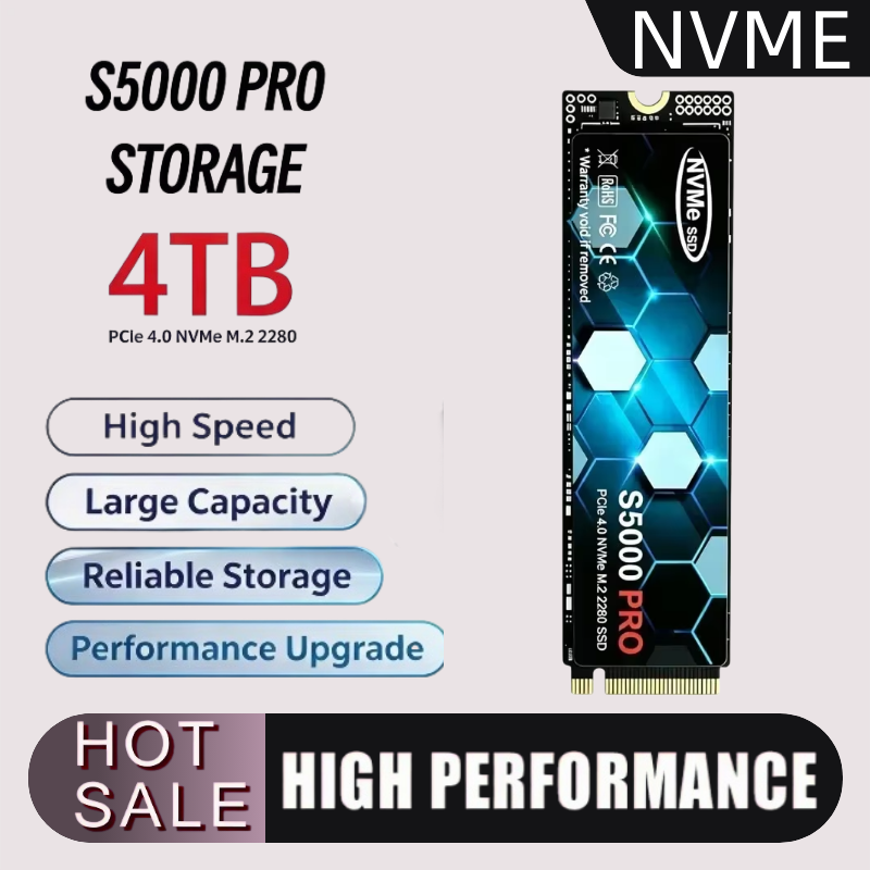 New S5000 PRO M.2 SSD Hard Dis - M.2 Nvme 4Tb Pcie 4.0 Ssd 评论和价格