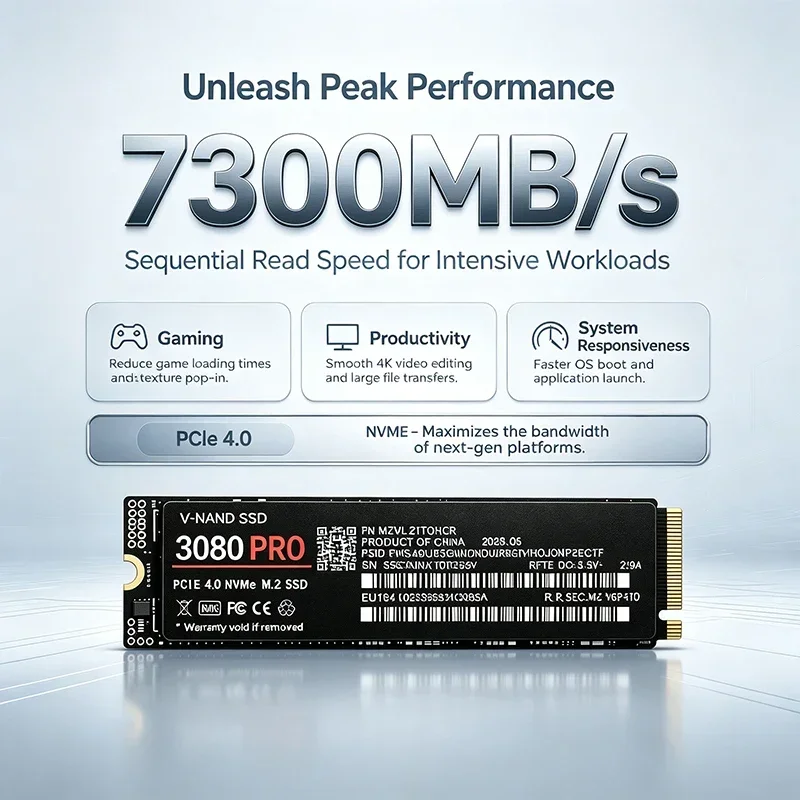 3080 PRO M.2 NVMe SSD 500GB 1T - M.2 Nvme 4Tb Pcie 4.0 Ssd 评论和价格