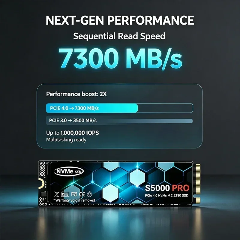 S5000 PRO M.2 SSD Hard Disk 1T - M.2 Nvme 4Tb Pcie 4.0 Ssd 评论和价格