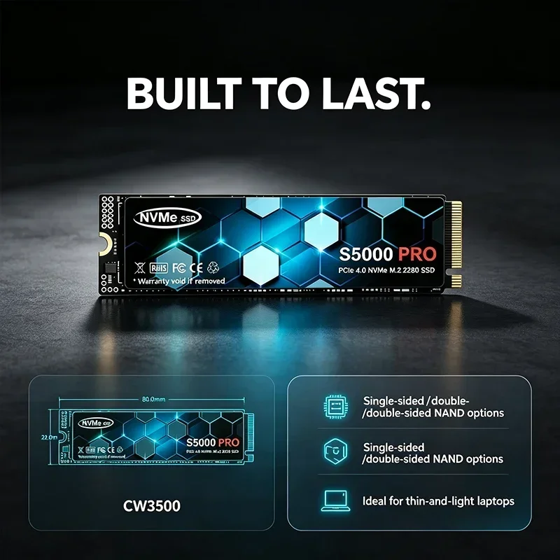 S5000 PRO M.2 SSD Hard Disk 1T - M.2 Nvme 4Tb Pcie 4.0 Ssd 评论和价格