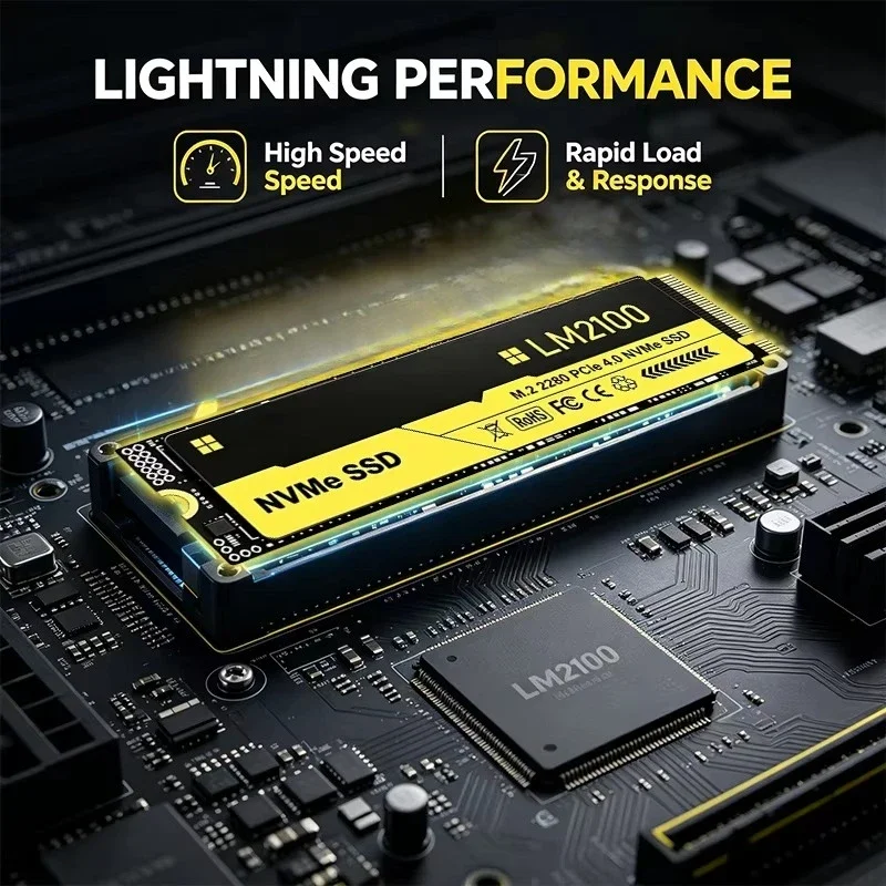 New LM2100 M.2 SSD Hard Disk 2 - M.2 Nvme 4Tb Pcie 4.0 Ssd 评论和价格