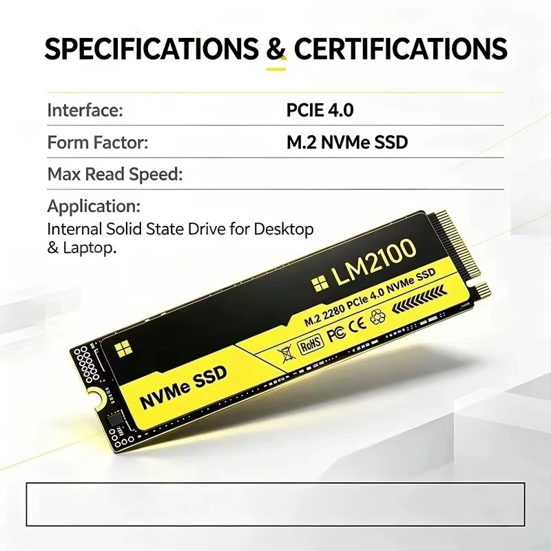 New LM2100 M.2 SSD Hard Disk 2 - M.2 Nvme 4Tb Pcie 4.0 Ssd 评论和价格