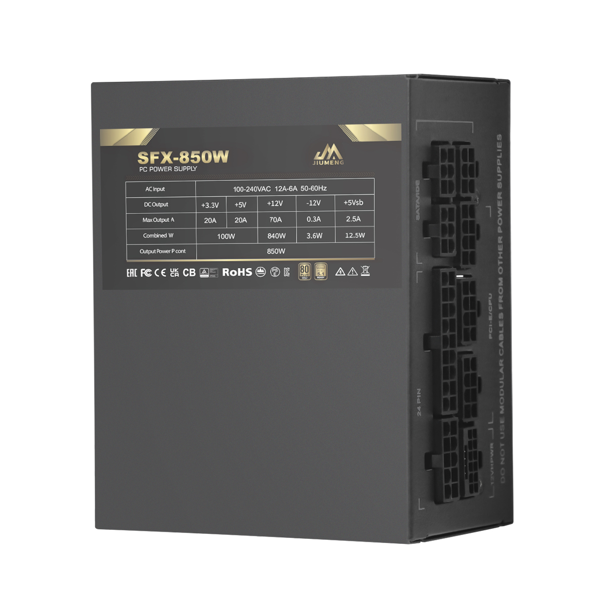 SFX 850W Module Switch Power S - Sfx Power Supply 850W Gold 评论和价格