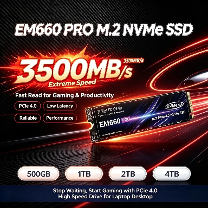 EM660 M.2 NVMe PCIe 4.0 SSD 50 - M.2 Nvme 4Tb Pcie 4.0 Ssd 评论和价格