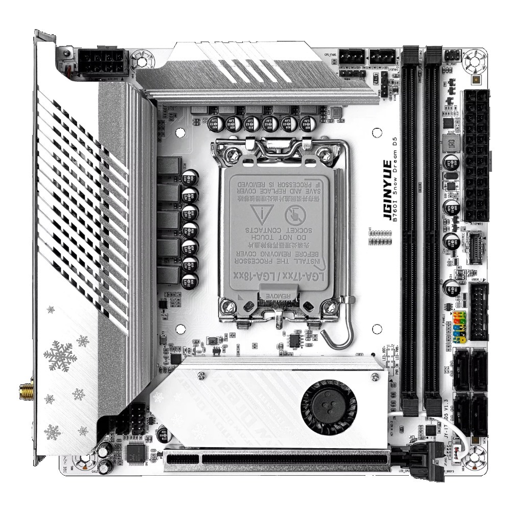 JGINYUE  B760i-Snow Dream  Mot - Lga 1700 Ddr5 Itx Motherboard 评论和价格