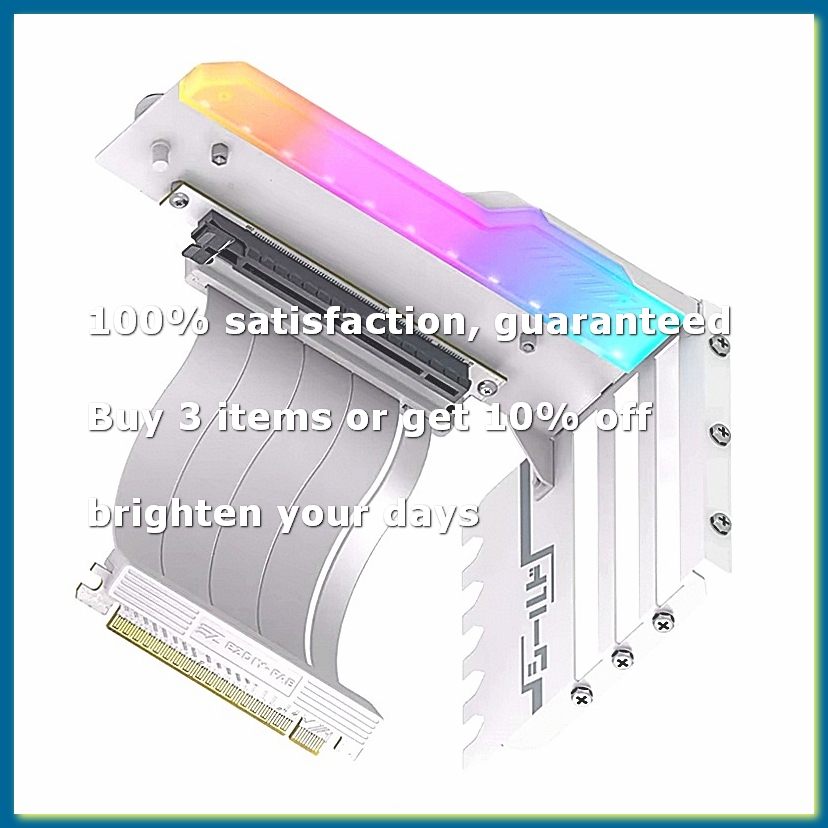 ●Vertical GPU Mounting Bracket - Pcie 4.0 X16 Riser Cable 90 Degree 评论和价格