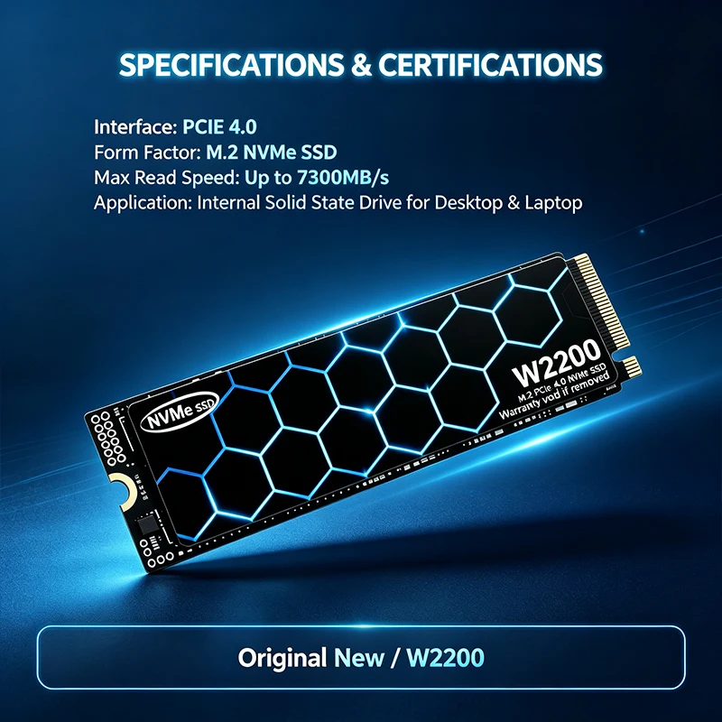 2026 New Fast Speed W2200 High - M.2 Nvme 4Tb Pcie 4.0 Ssd 评论和价格