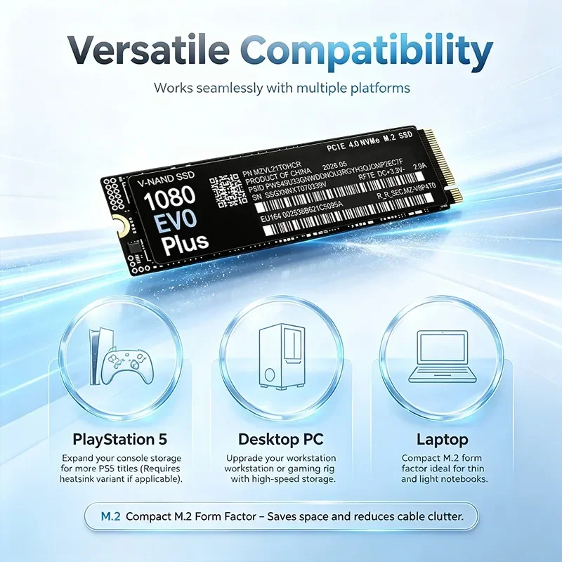 High Speed Original NEW 1080 E - M.2 Nvme 4Tb Pcie 4.0 Ssd 评论和价格