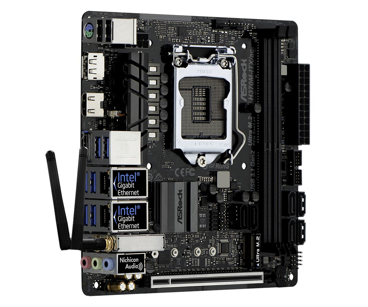 ASRock H370M-ITX/ac Mini-ITX m - B650 Itx Motherboard Wifi 评论和价格