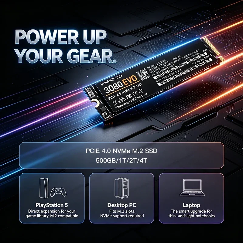 3080 EVO 1TB 2TB 4TB M.2 NVMe  - M.2 Nvme 4Tb Pcie 4.0 Ssd 评论和价格