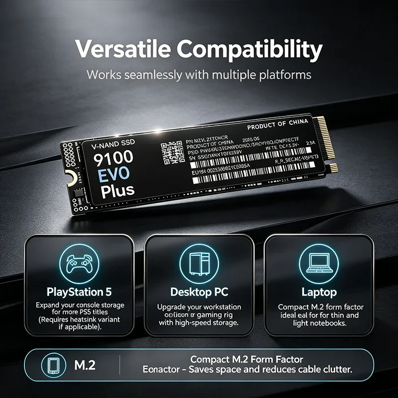 9100 EVO PLUS M.2 NVMe SSD Loa - M.2 Nvme 4Tb Pcie 4.0 Ssd 评论和价格