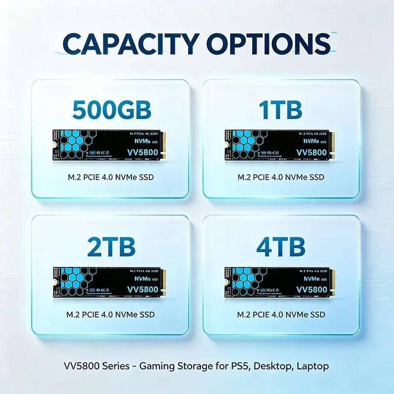 VV5800 500GB 1TB 2TB 4TB PCIe  - M.2 Nvme 4Tb Pcie 4.0 Ssd 评论和价格